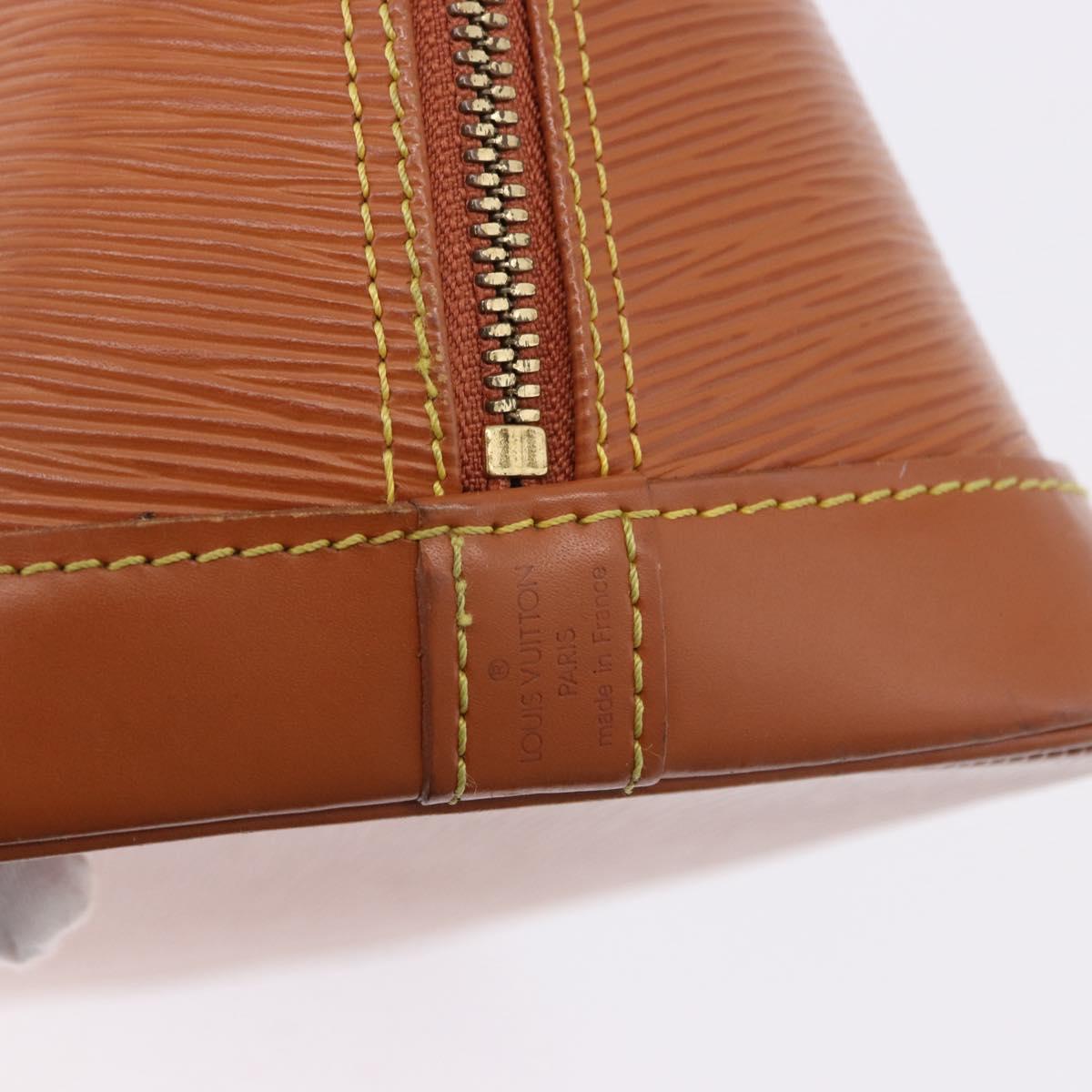 LOUIS VUITTON Epi Alma Hand Bag Zipangu Gold M52148 LV Auth 192065A