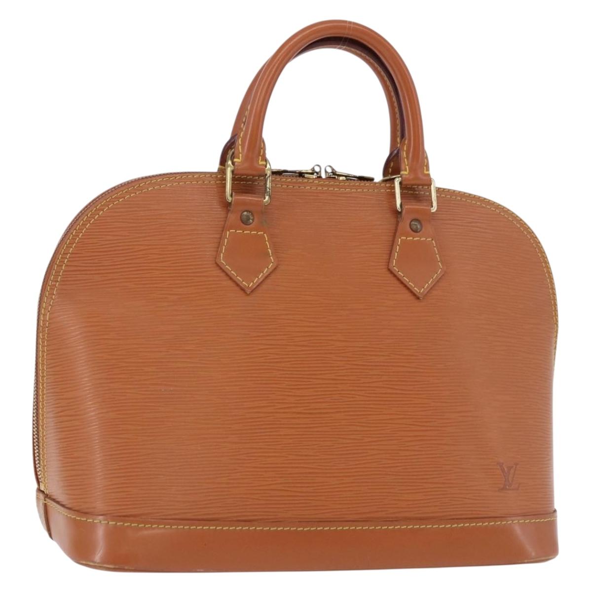 LOUIS VUITTON Epi Alma Hand Bag Zipangu Gold M52148 LV Auth 192065A