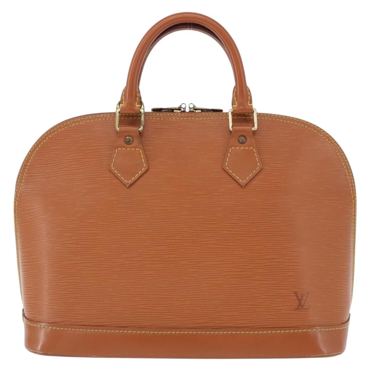 LOUIS VUITTON Epi Alma Hand Bag Zipangu Gold M52148 LV Auth 192065A