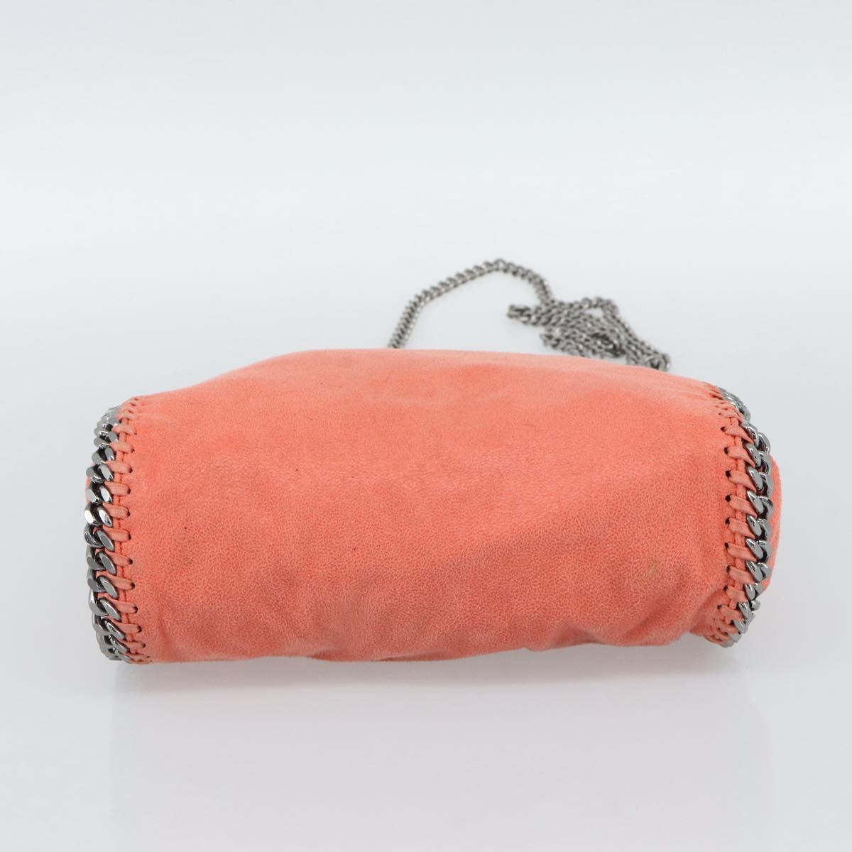 Stella MacCartney Falabella Chain Bag polyester 2way Orange 371223 Auth 192068A