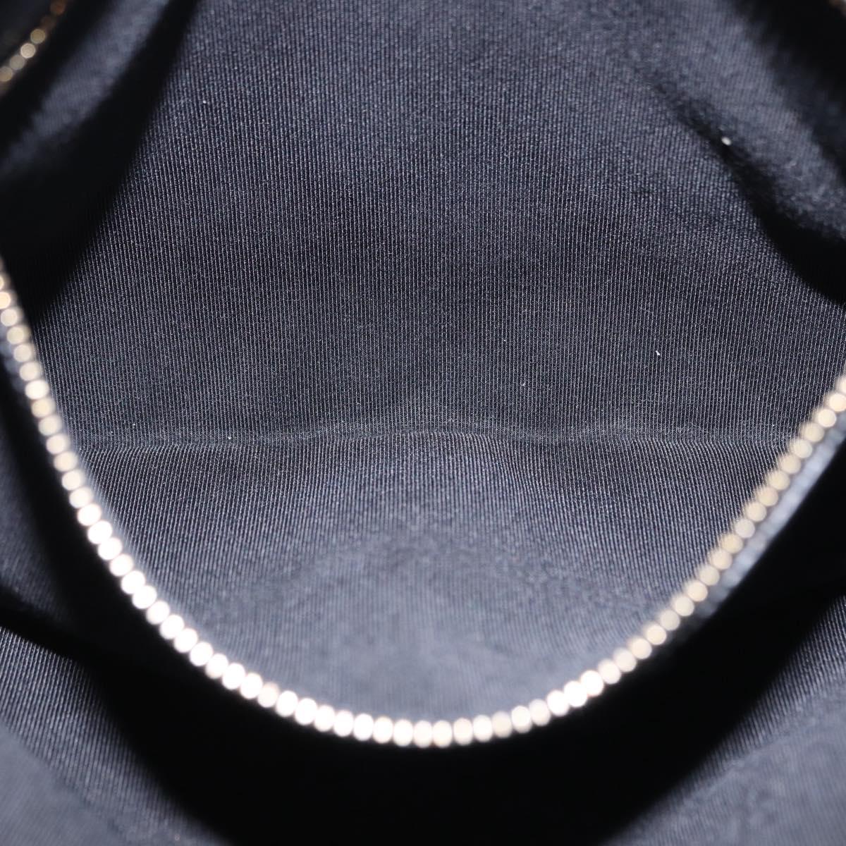 CHANEL Matelasse Clutch Bag Lamb Skin Black Gold CC Auth 192073SAM
