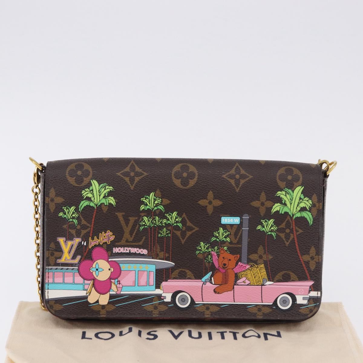 LOUIS VUITTON Monogram Vivienne Pochette Felice Bag M80859 LV Auth 192075M