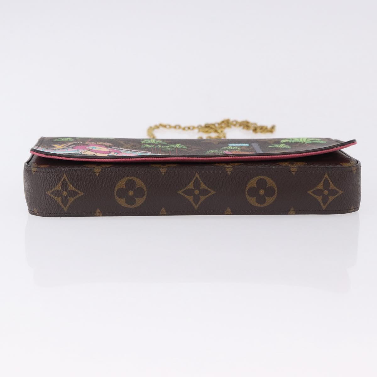 LOUIS VUITTON Monogram Vivienne Pochette Felice Bag M80859 LV Auth 192075M