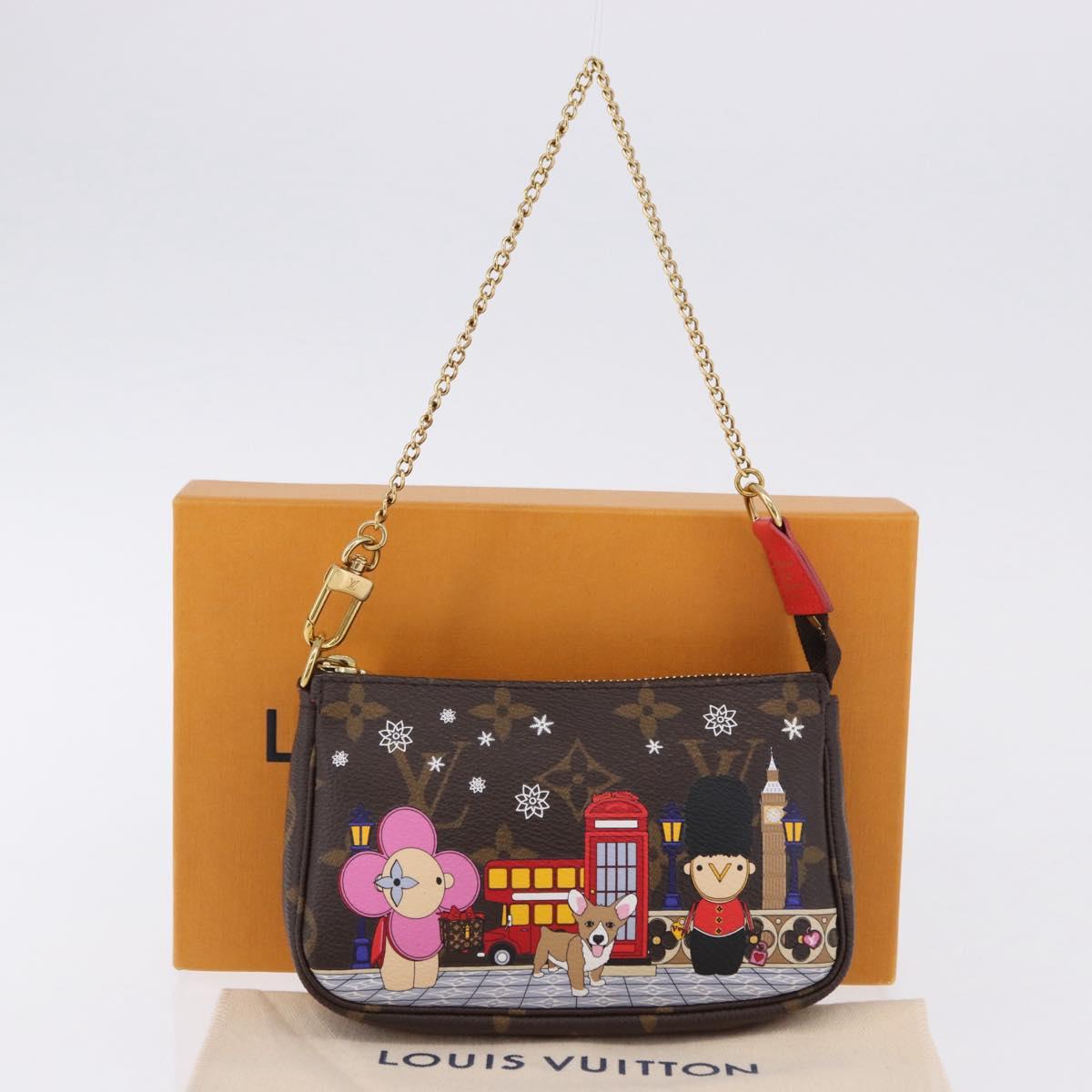 LOUIS VUITTON Vivienne Mini Pochette Accessoires Pouch M80863 LV Auth 192076M
