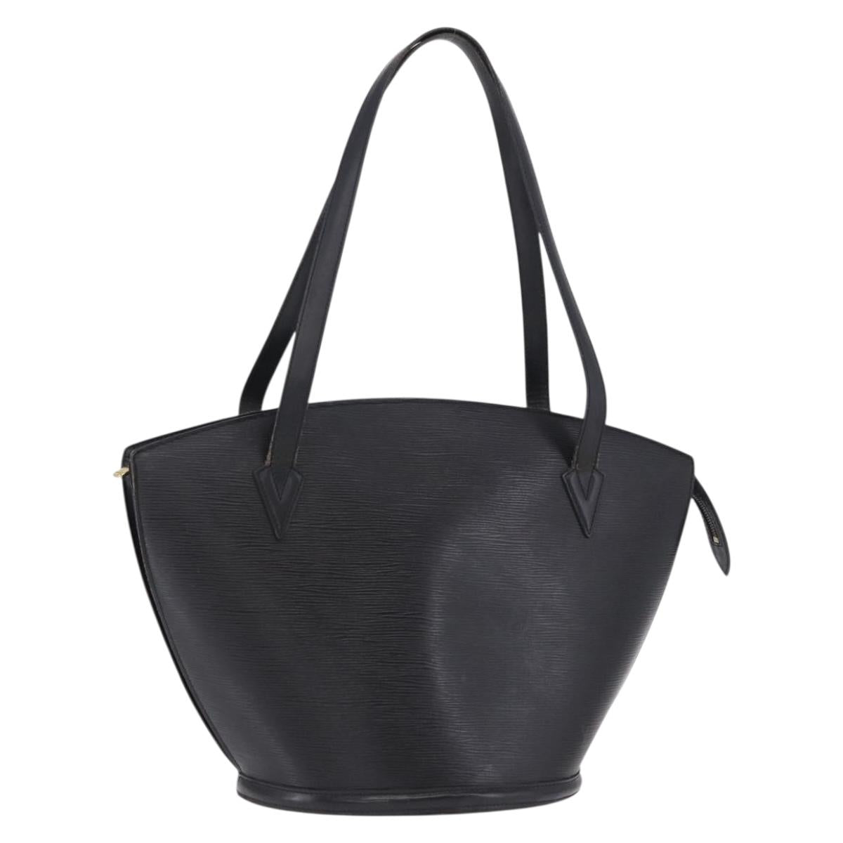 LOUIS VUITTON Epi Saint Jacques Shopping Bag Black M52272 LV Auth 192086