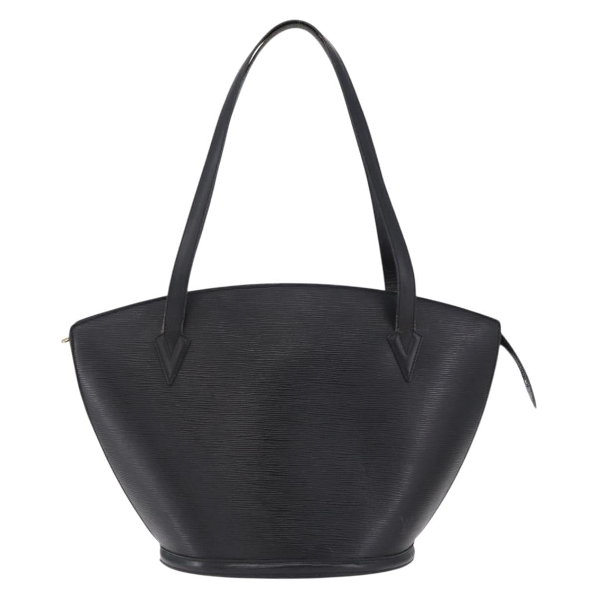 LOUIS VUITTON Epi Saint Jacques Shopping Bag Black M52272 LV Auth 192086