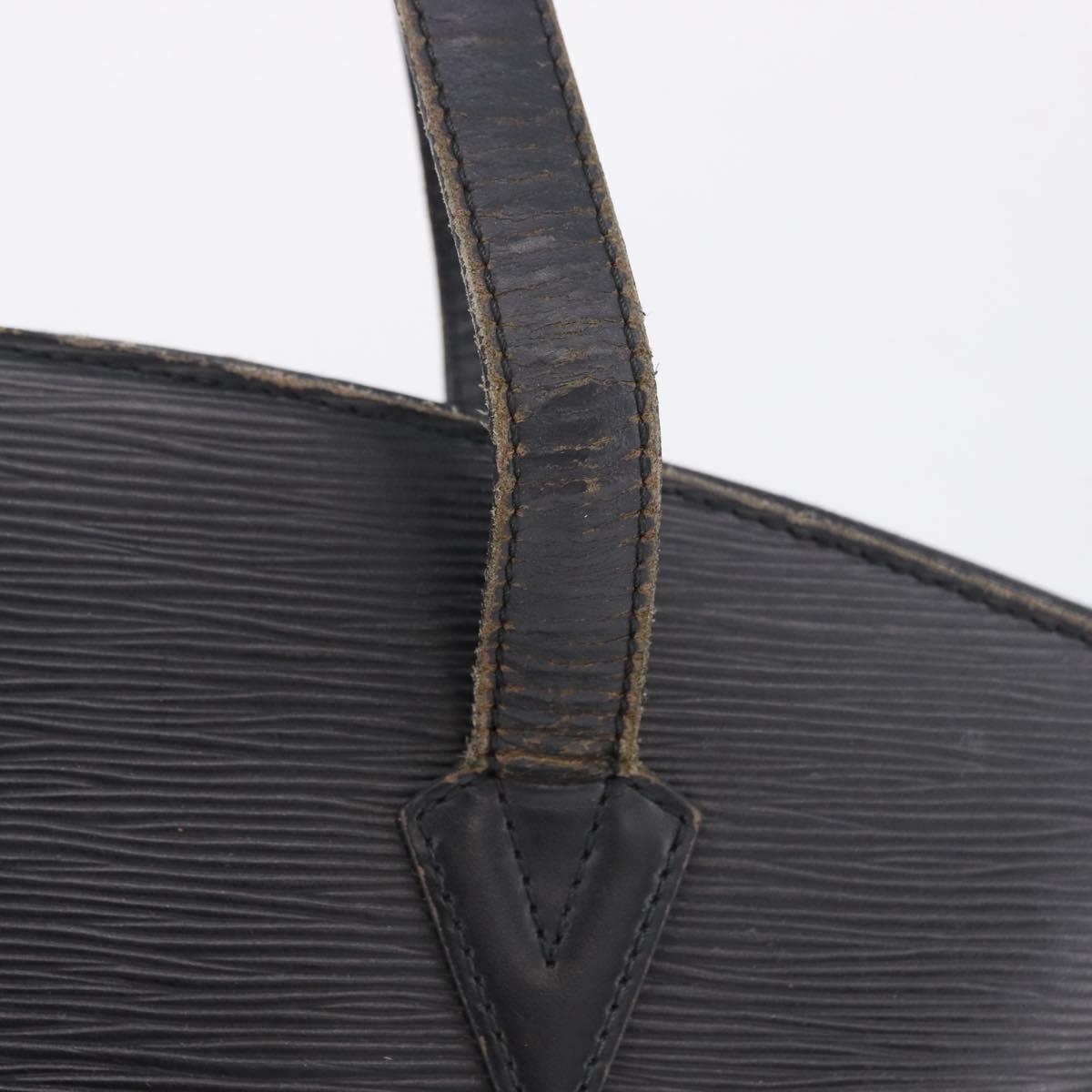 LOUIS VUITTON Epi Saint Jacques Shopping Bag Black M52272 LV Auth 192086