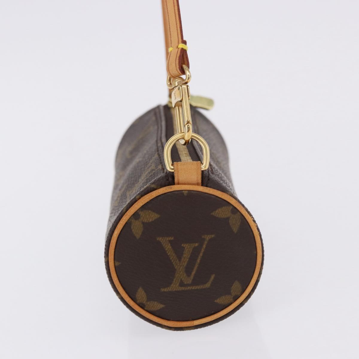 LOUIS VUITTON Monogram Papillon Pouch LV Auth 192087V