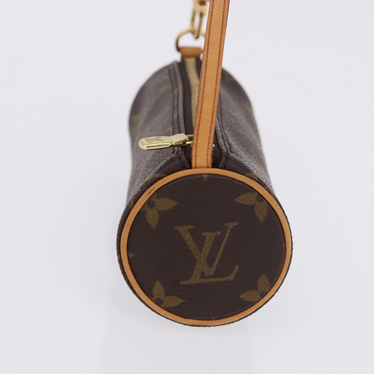 LOUIS VUITTON Monogram Papillon Pouch LV Auth 192087V