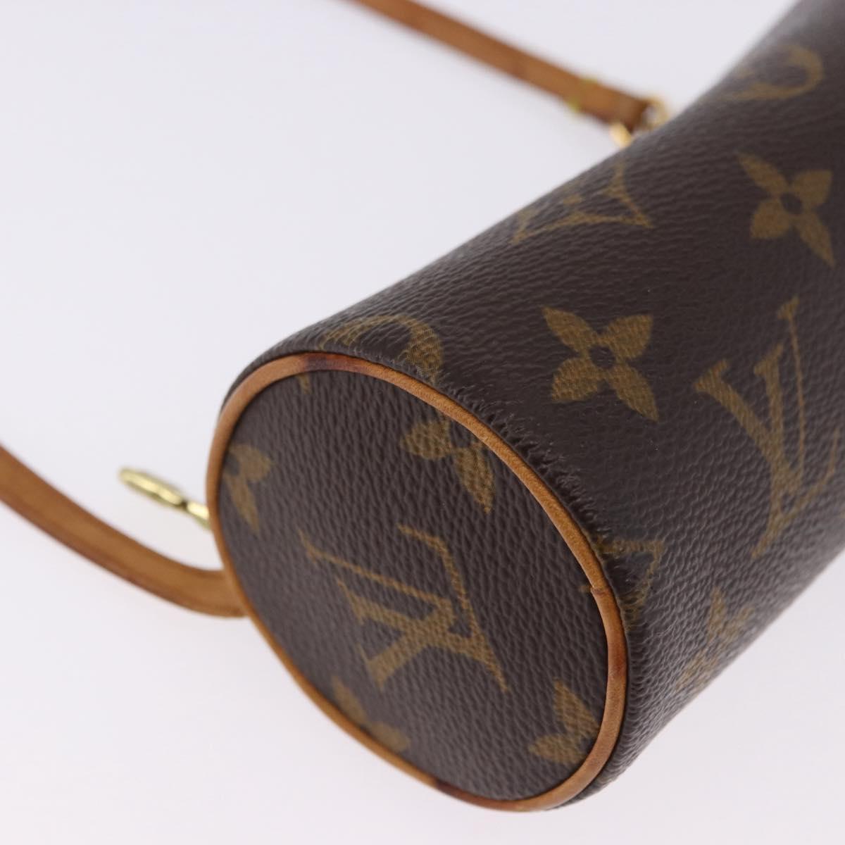 LOUIS VUITTON Monogram Papillon Pouch LV Auth 192088