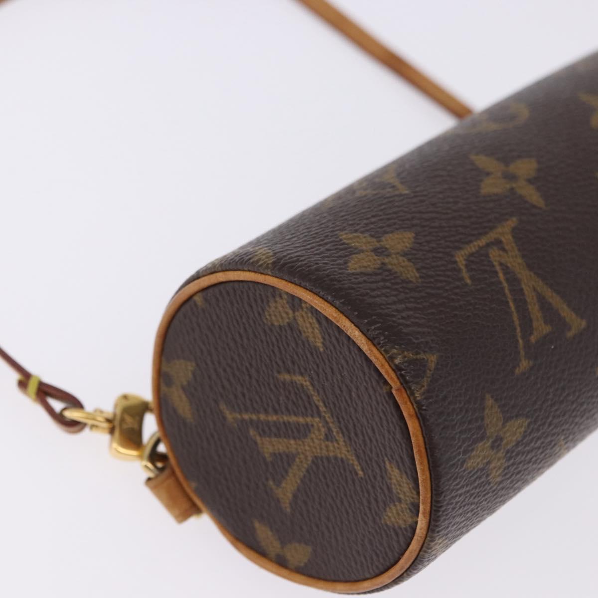 LOUIS VUITTON Monogram Papillon Pouch LV Auth 192088