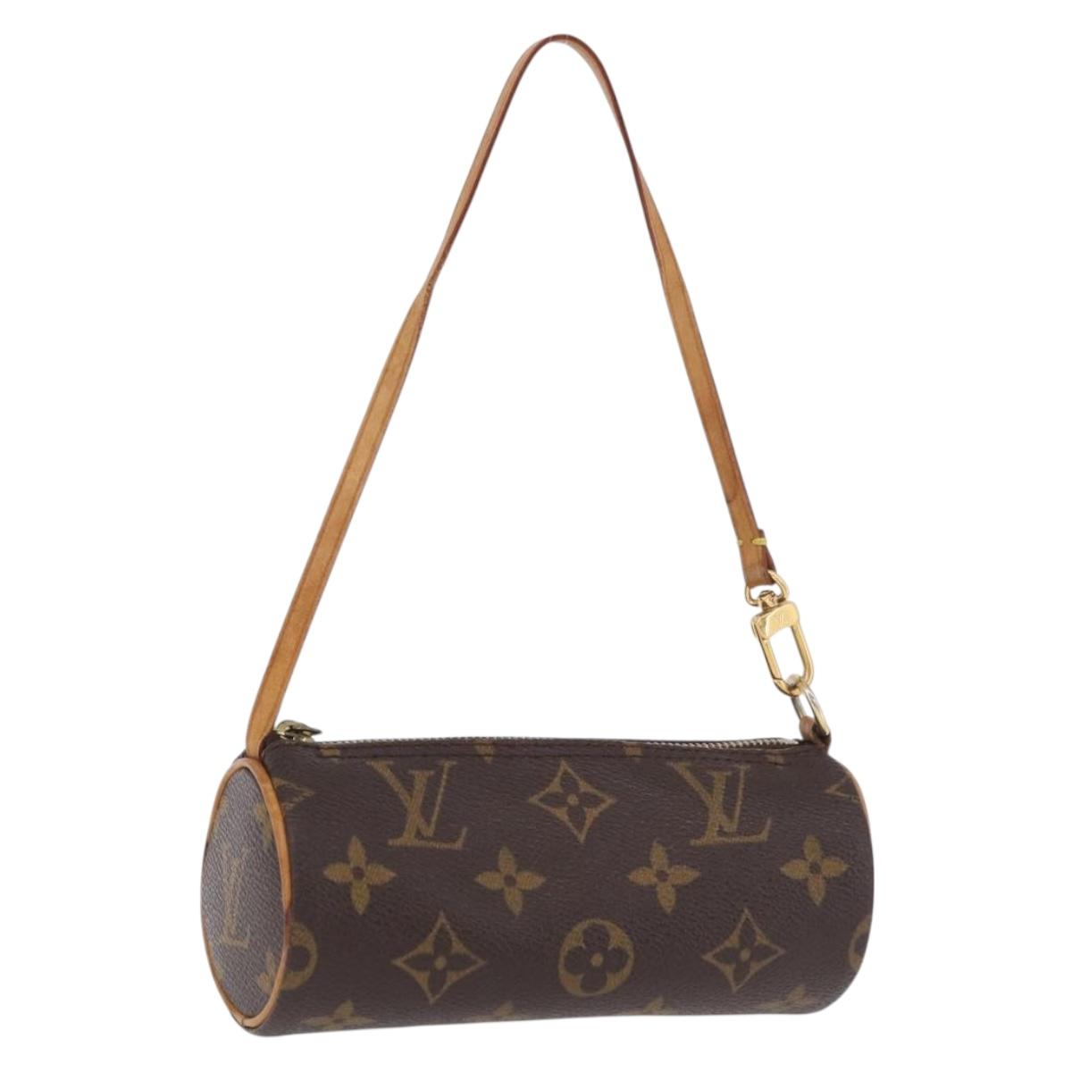 LOUIS VUITTON Monogram Papillon Pouch LV Auth 192088