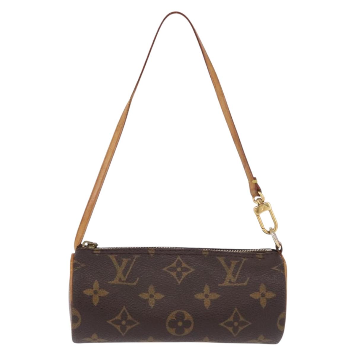 LOUIS VUITTON Monogram Papillon Pouch LV Auth 192088