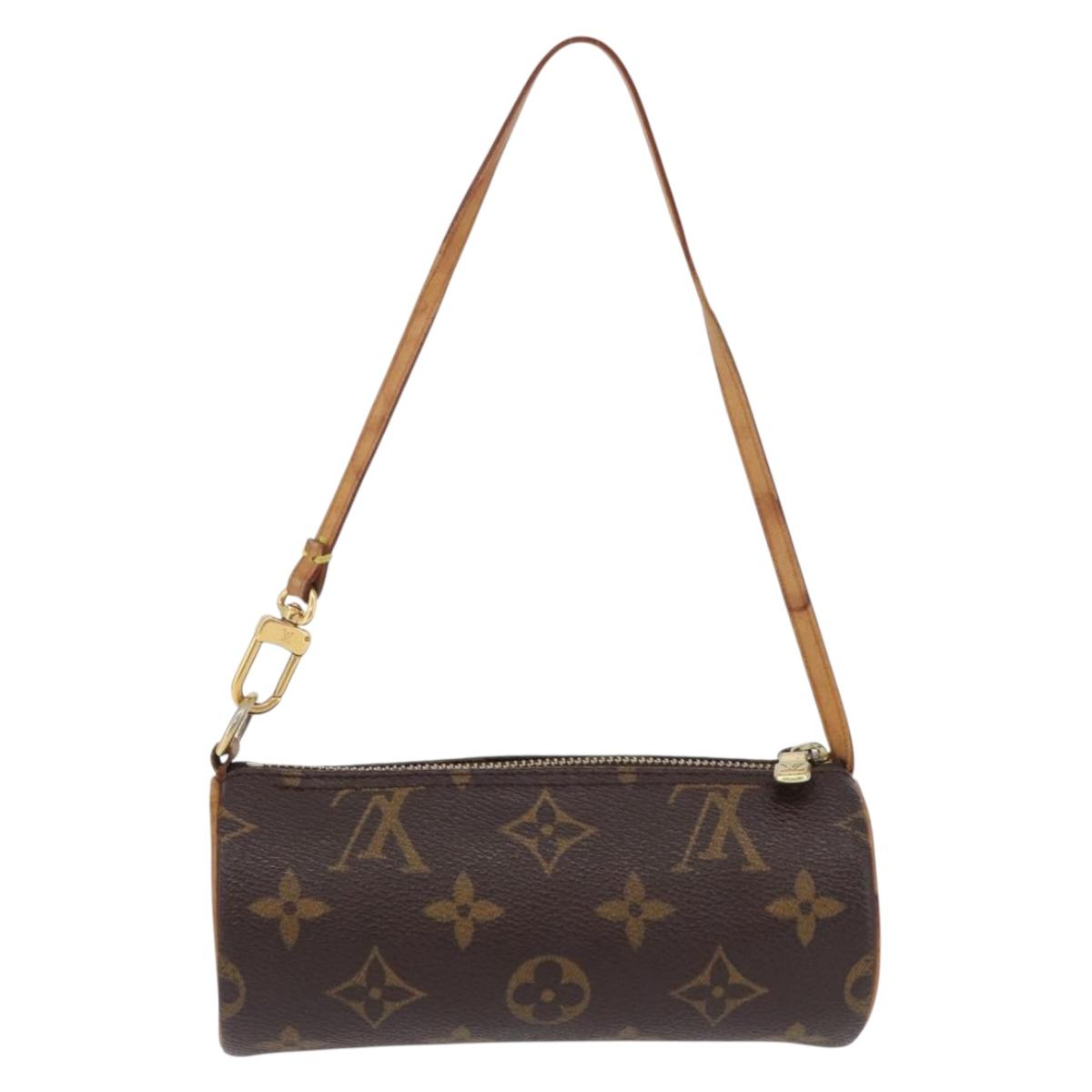 LOUIS VUITTON Monogram Papillon Pouch LV Auth 192088