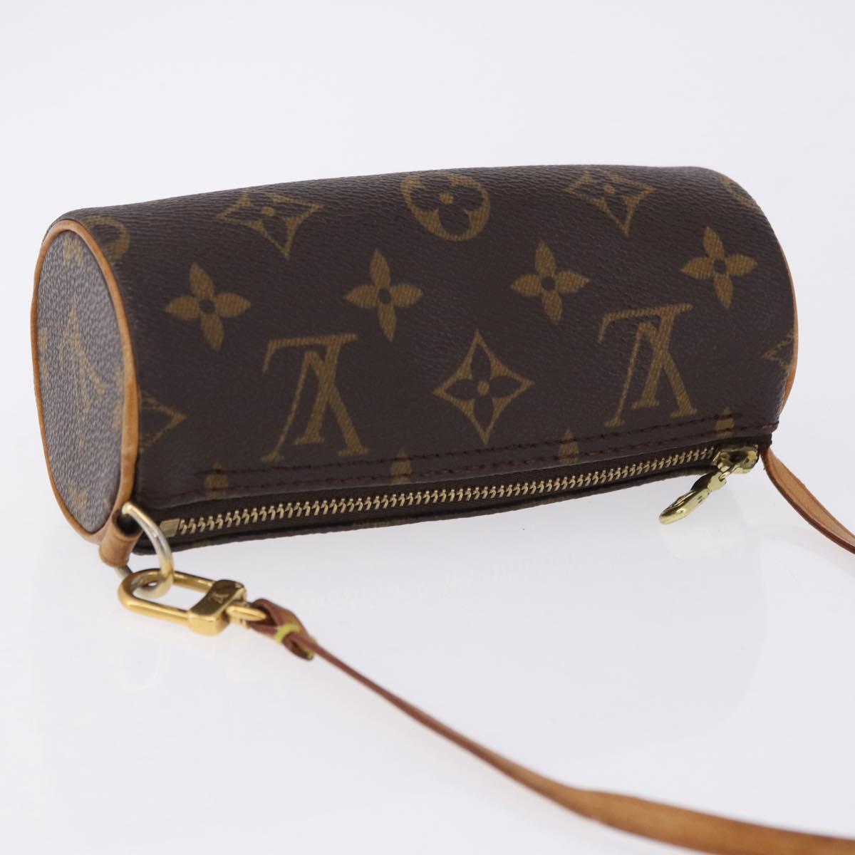 LOUIS VUITTON Monogram Papillon Pouch LV Auth 192088