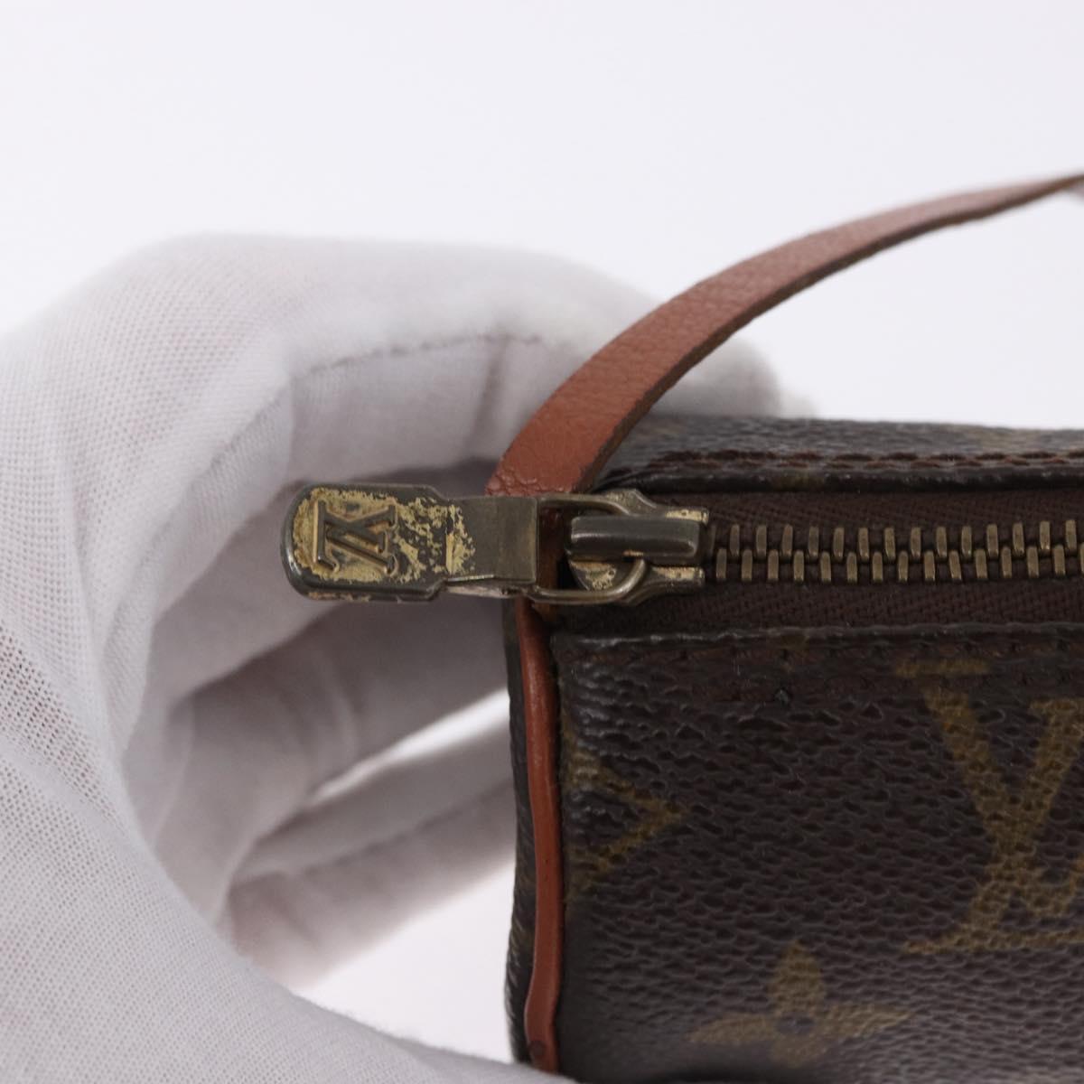 LOUIS VUITTON Monogram Papillon Pouch LV Auth 192089