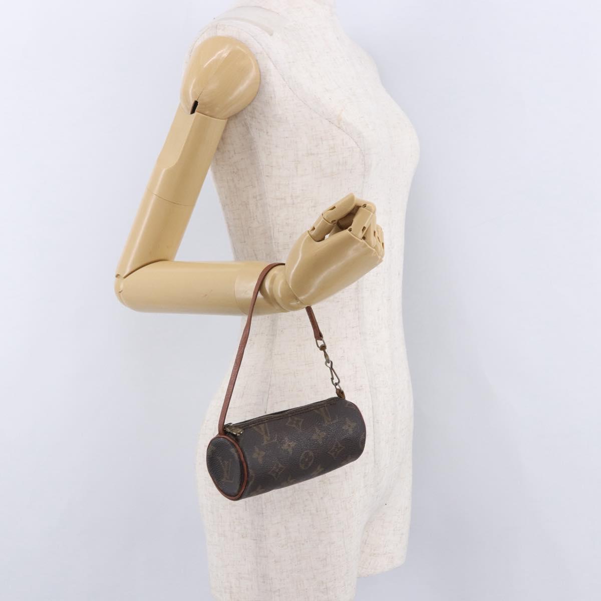 LOUIS VUITTON Monogram Papillon Pouch LV Auth 192089