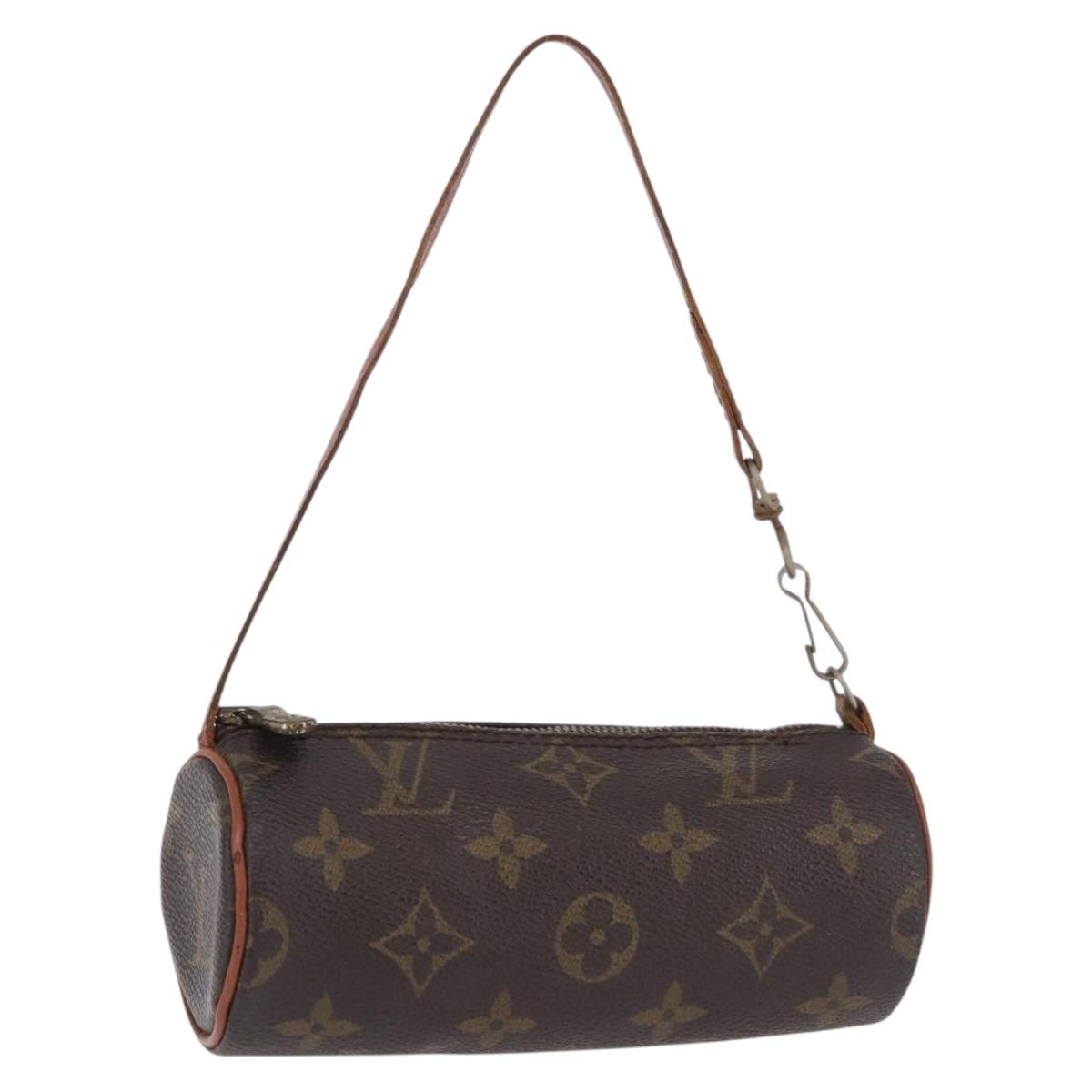 LOUIS VUITTON Monogram Papillon Pouch LV Auth 192089