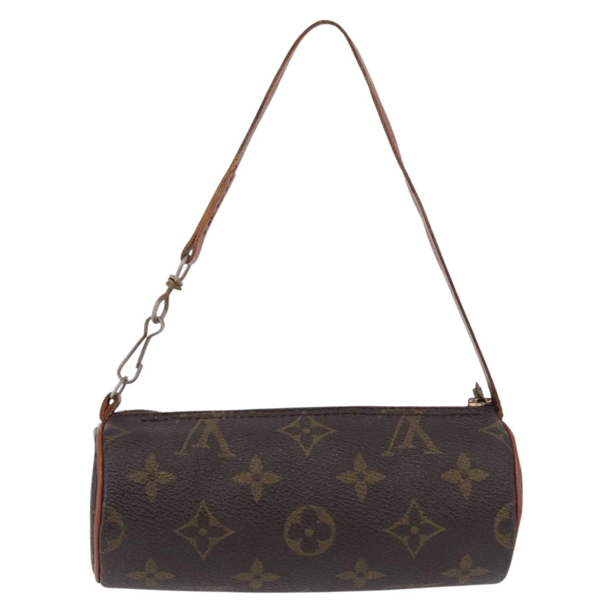 LOUIS VUITTON Monogram Papillon Pouch LV Auth 192089