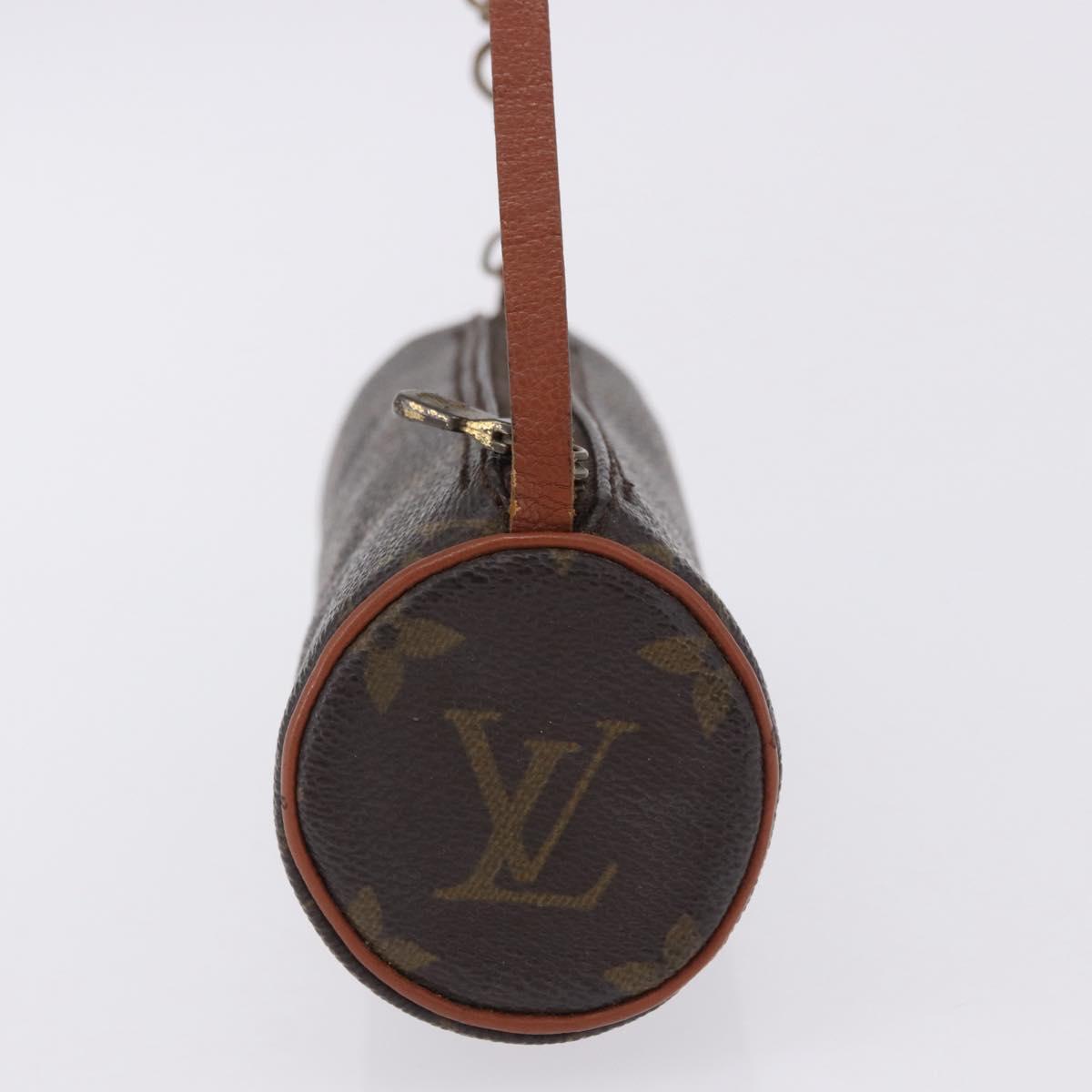 LOUIS VUITTON Monogram Papillon Pouch LV Auth 192089