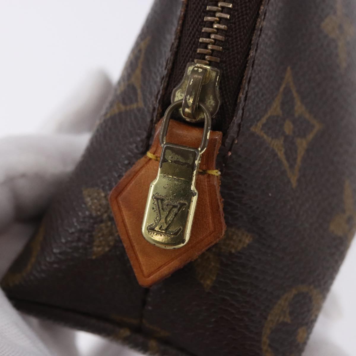 LOUIS VUITTON Monogram Pochette Cosmetic PM Pouch M43998 LV Auth 192090