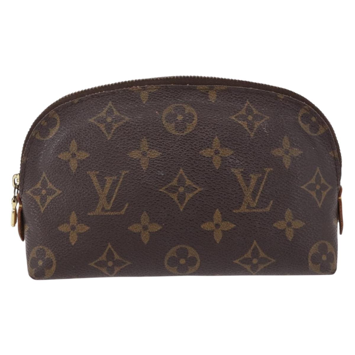 LOUIS VUITTON Monogram Pochette Cosmetic PM Pouch M43998 LV Auth 192090