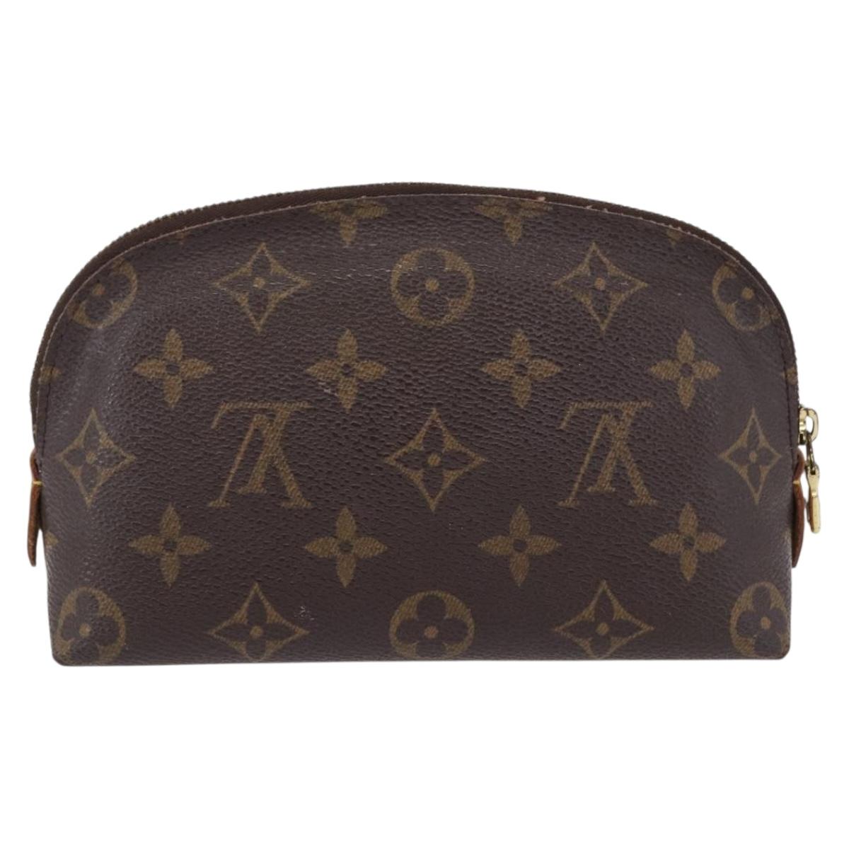 LOUIS VUITTON Monogram Pochette Cosmetic PM Pouch M43998 LV Auth 192090