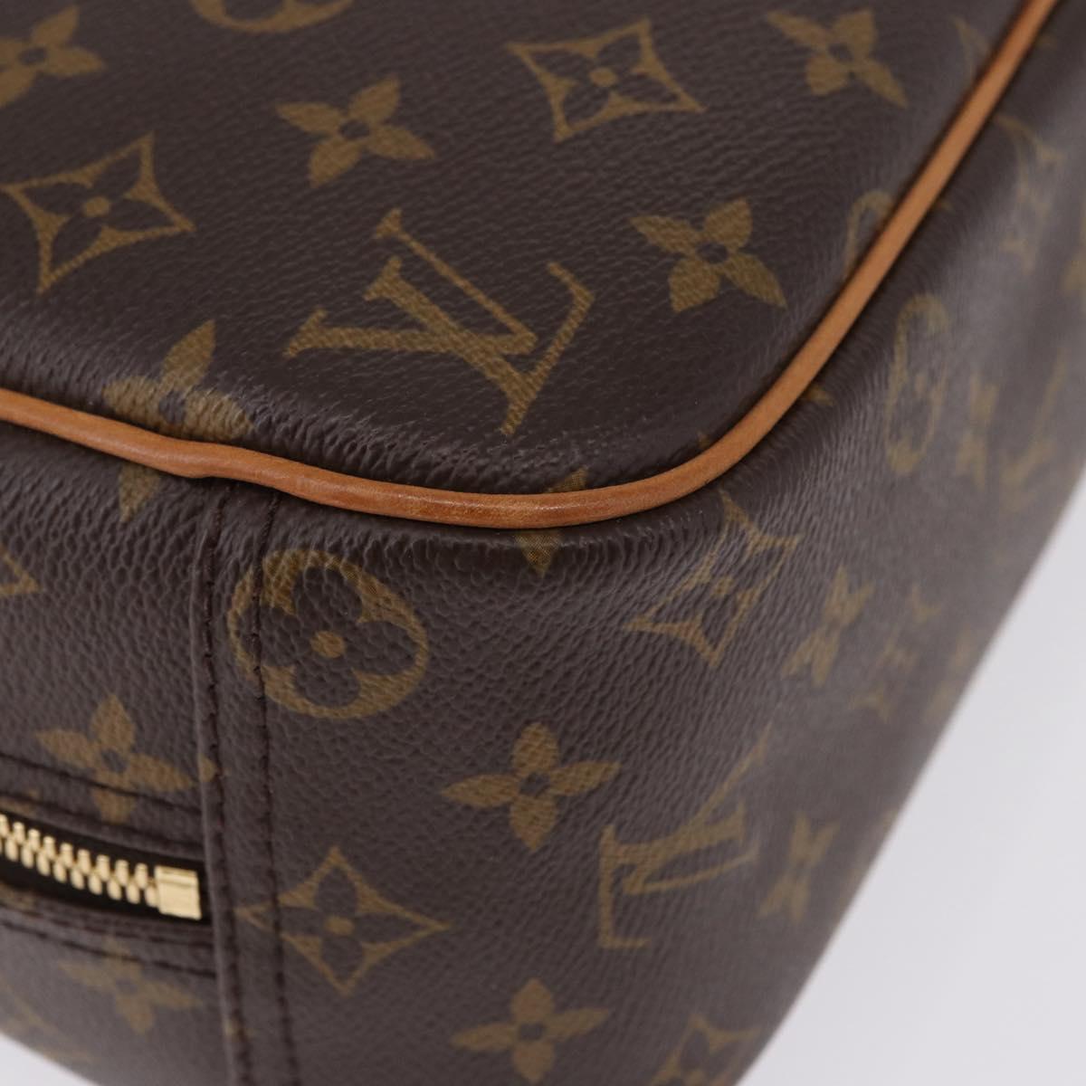 LOUIS VUITTON Monogram Trouville Hand Bag M42228 LV Auth 192093A