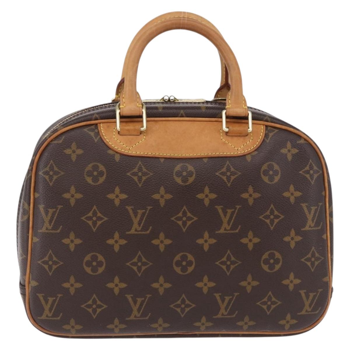 LOUIS VUITTON Monogram Trouville Hand Bag M42228 LV Auth 192093A