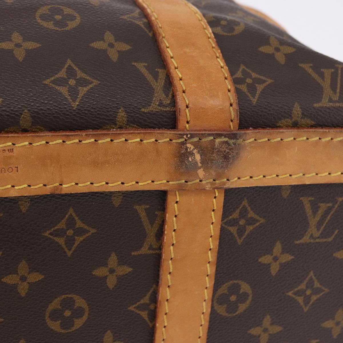 LOUIS VUITTON Monogram Sac Chasseur 40 Pet Carry M41924 LV Auth 192094