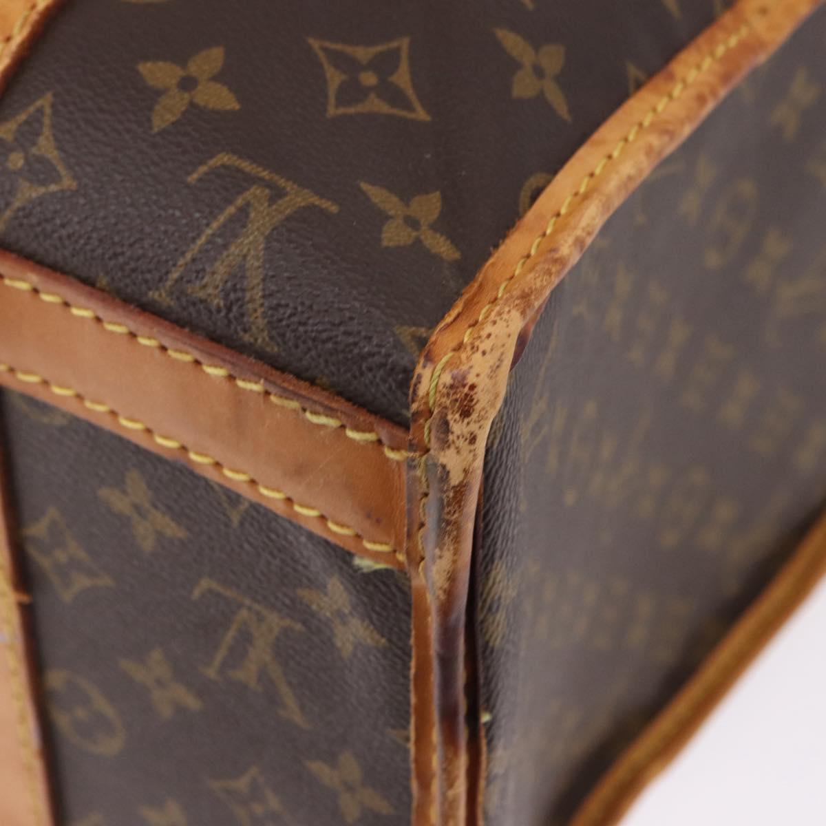 LOUIS VUITTON Monogram Sac Chasseur 40 Pet Carry M41924 LV Auth 192094