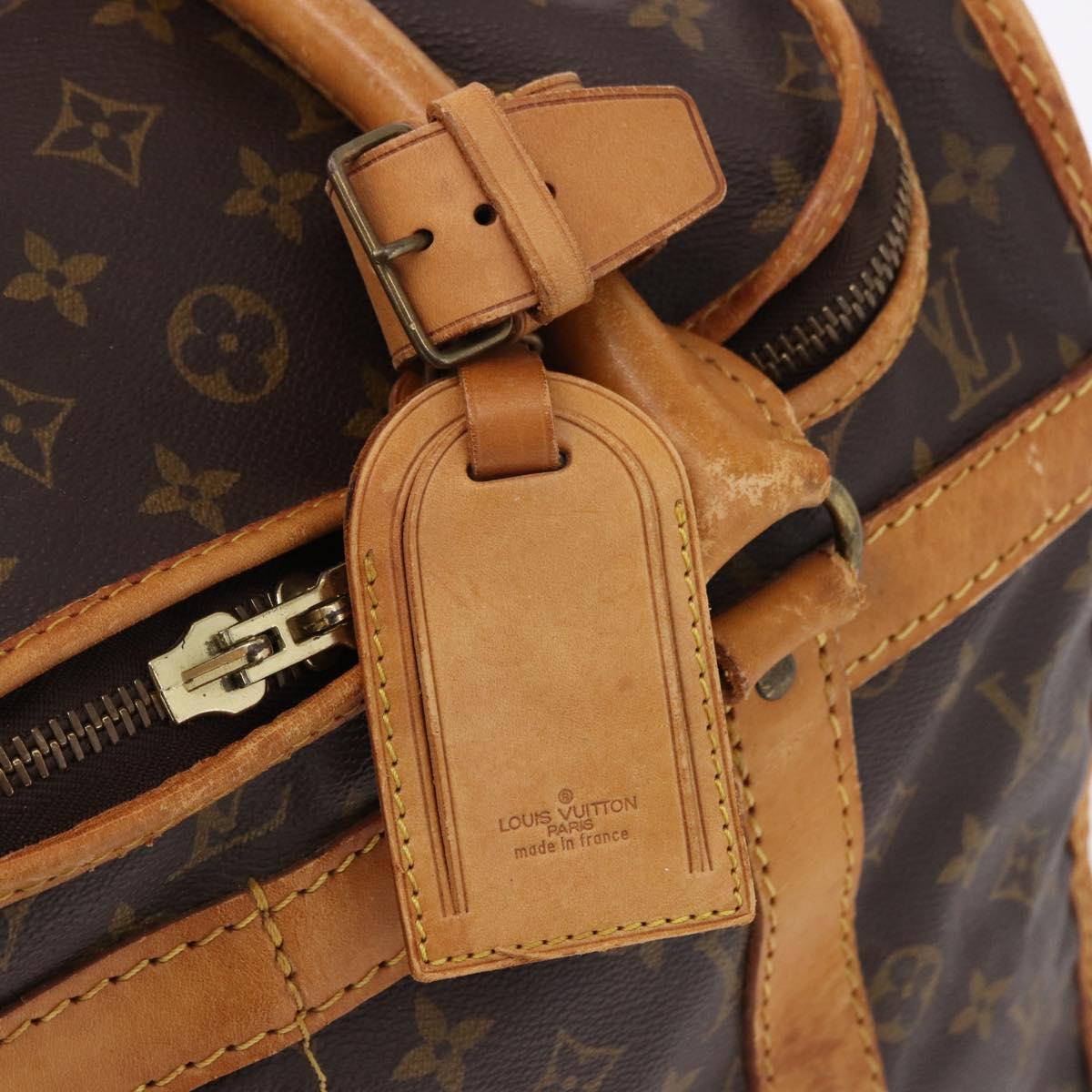 LOUIS VUITTON Monogram Sac Chasseur 40 Pet Carry M41924 LV Auth 192094
