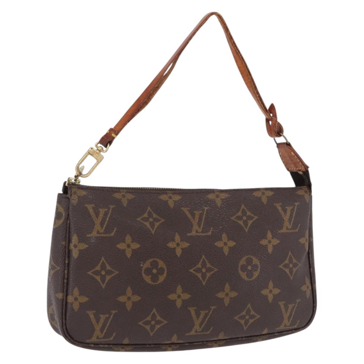 LOUIS VUITTON Monogram Pochette Accessoires Pouch M51980 LV Auth 192095