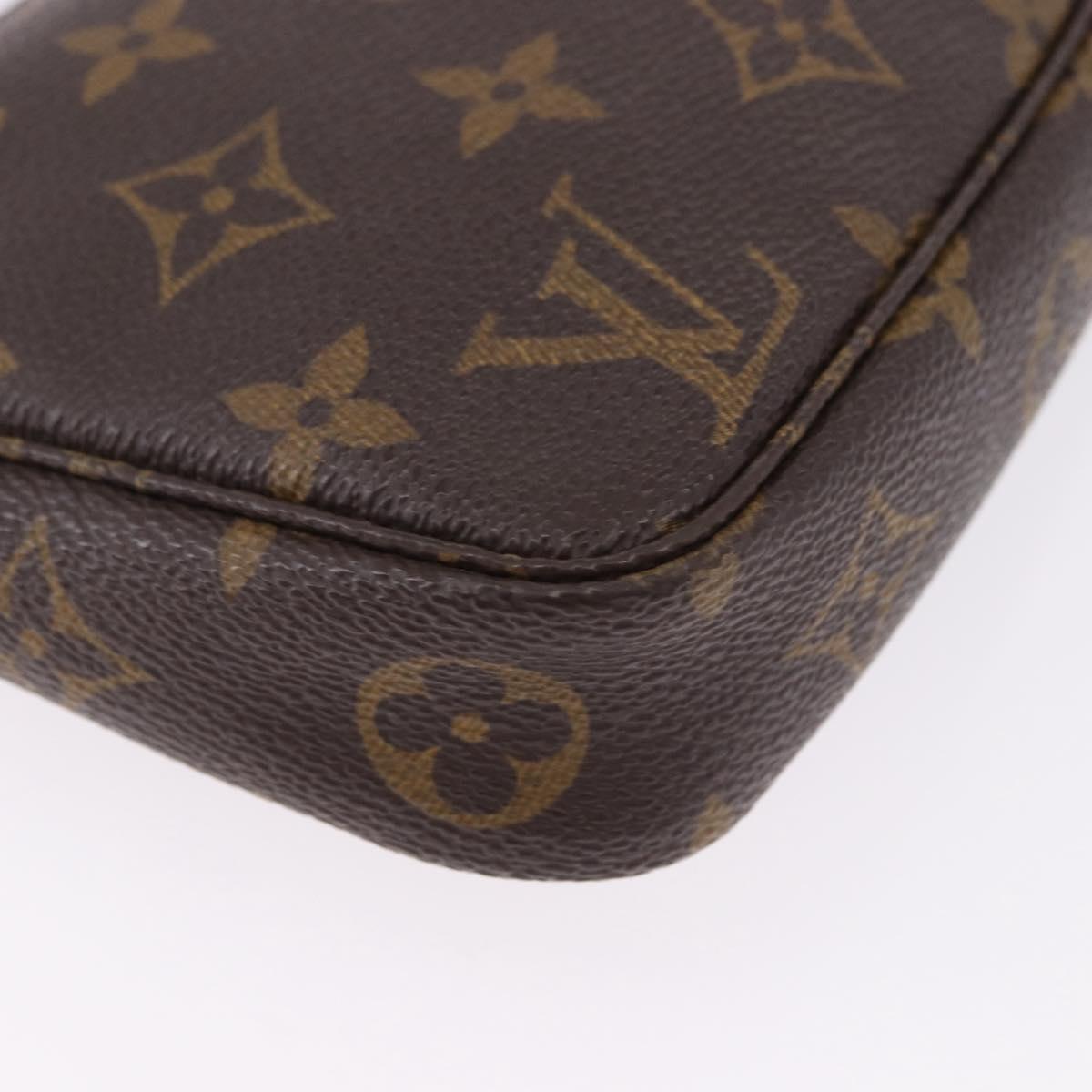 LOUIS VUITTON Monogram Pochette Accessoires Pouch M51980 LV Auth 192095