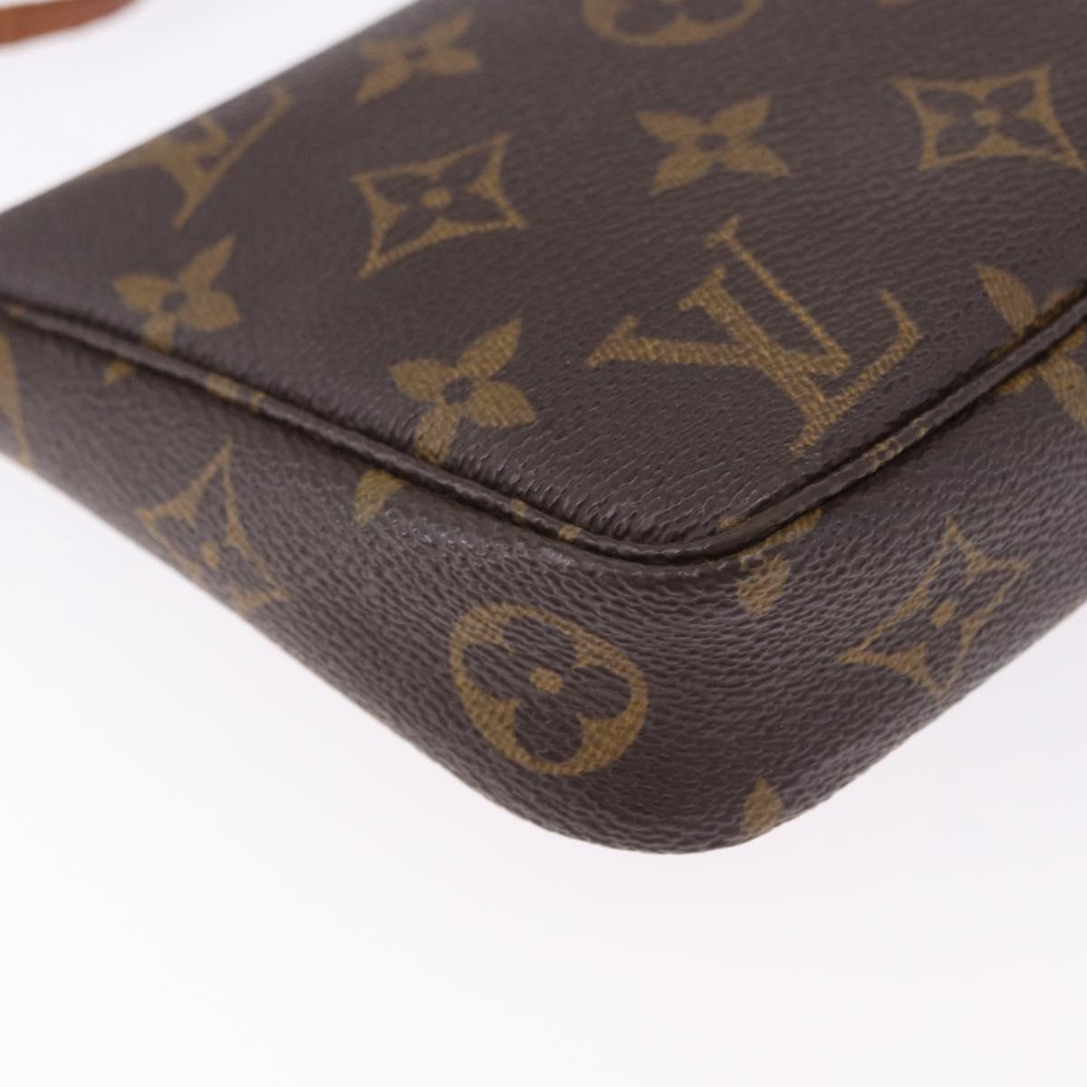 LOUIS VUITTON Monogram Pochette Accessoires Pouch M51980 LV Auth 192095