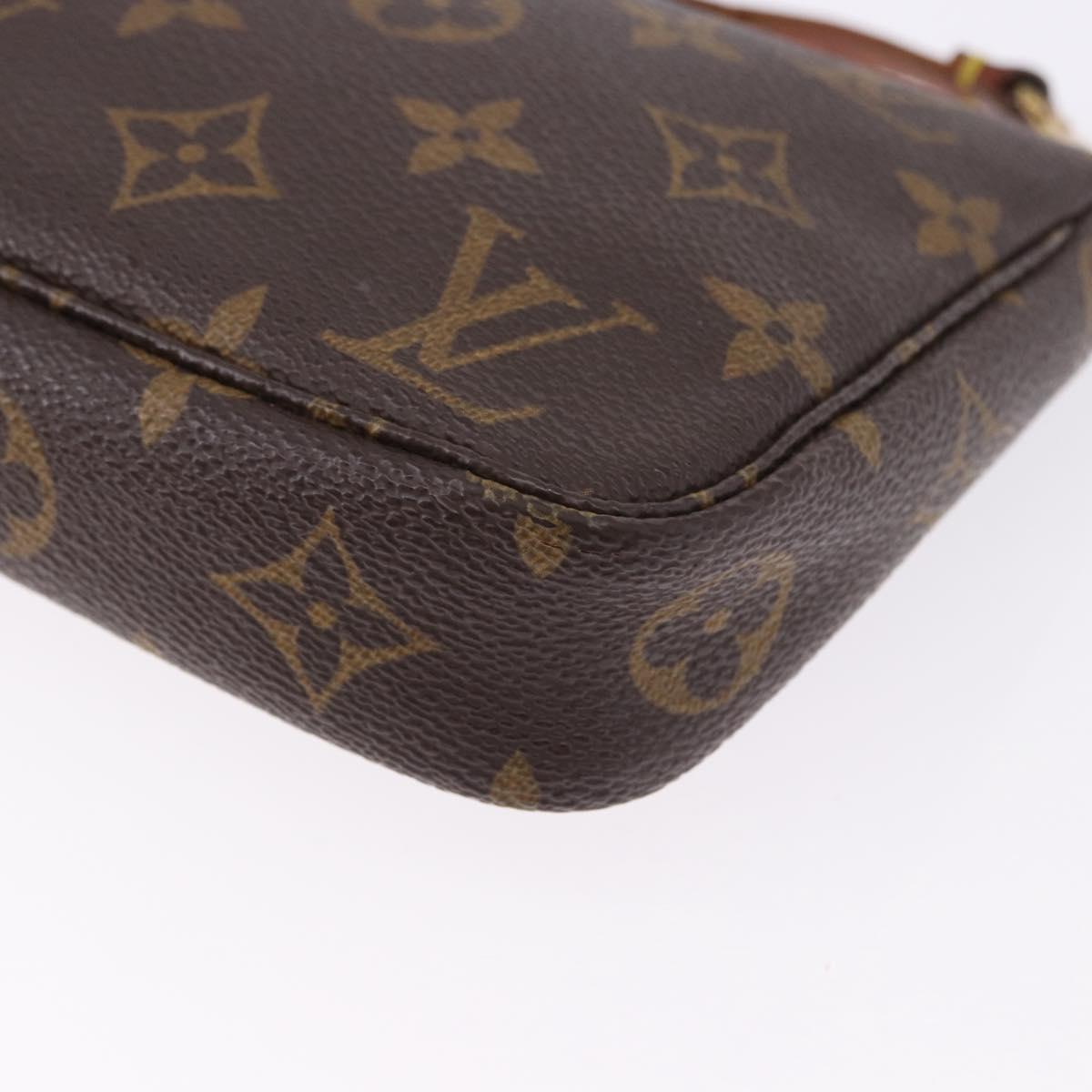 LOUIS VUITTON Monogram Pochette Accessoires Pouch M51980 LV Auth 192095