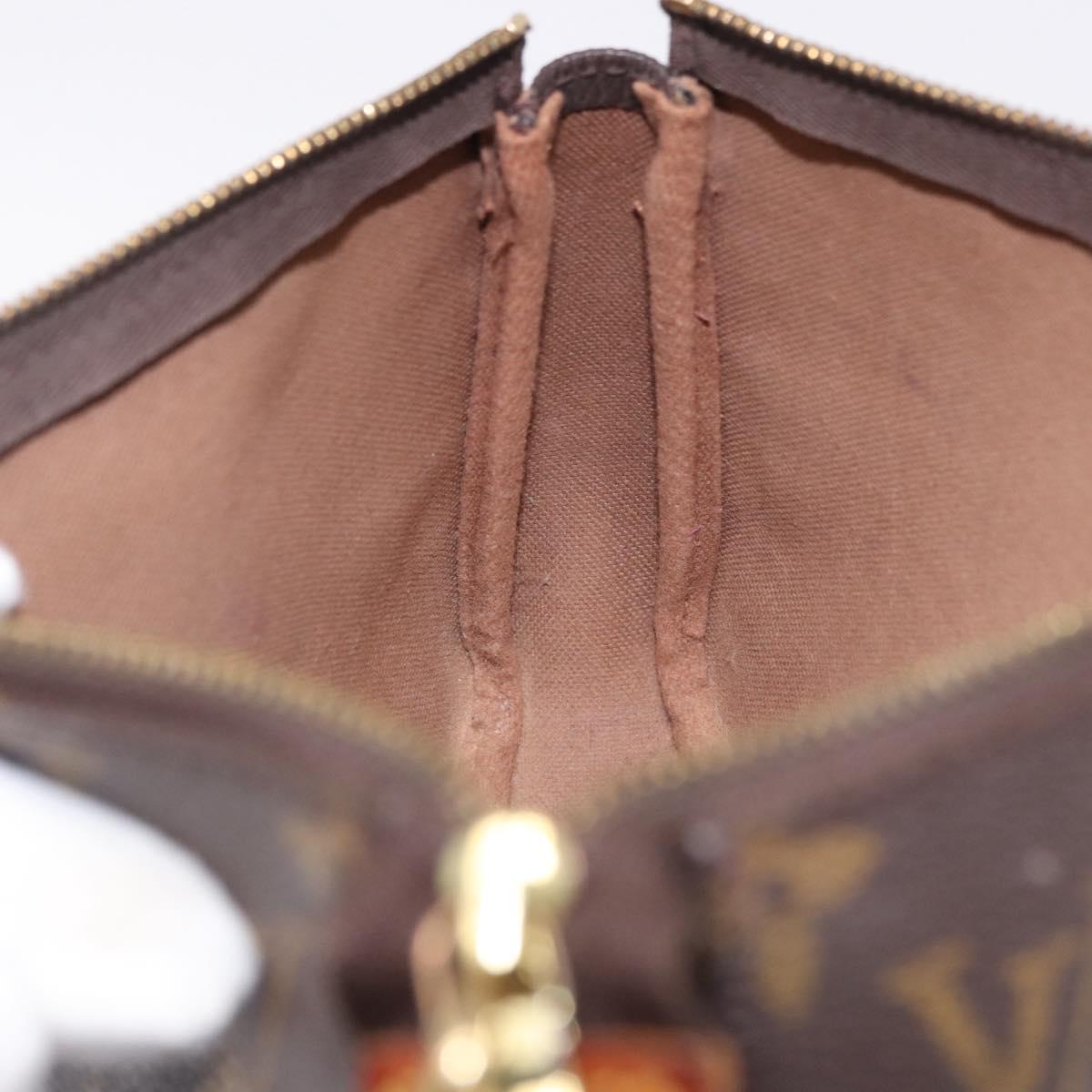 LOUIS VUITTON Monogram Pochette Accessoires Pouch M51980 LV Auth 192095