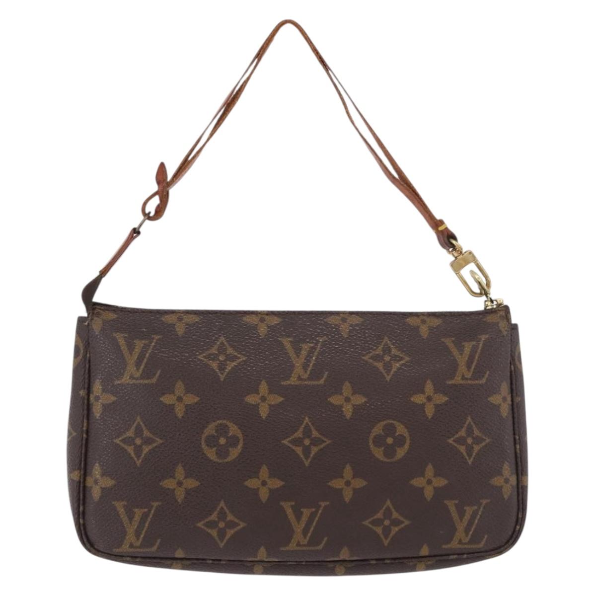LOUIS VUITTON Monogram Pochette Accessoires Pouch M51980 LV Auth 192095