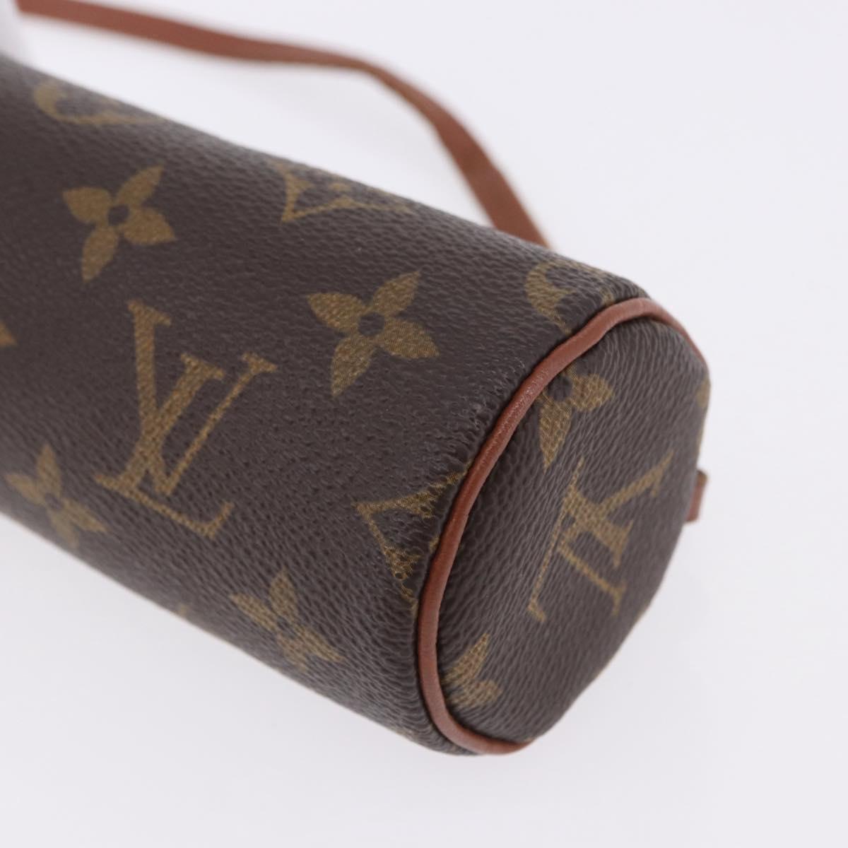 LOUIS VUITTON Monogram Papillon Pouch LV Auth 192097