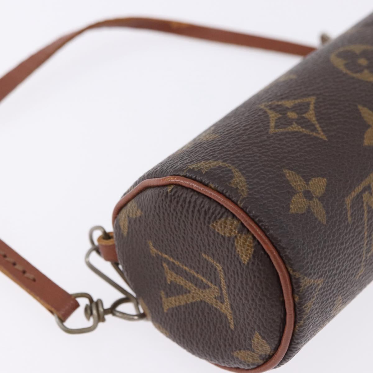 LOUIS VUITTON Monogram Papillon Pouch LV Auth 192097