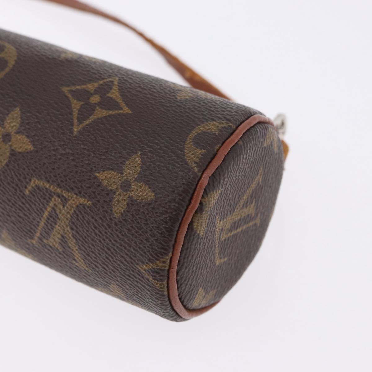 LOUIS VUITTON Monogram Papillon Pouch LV Auth 192097