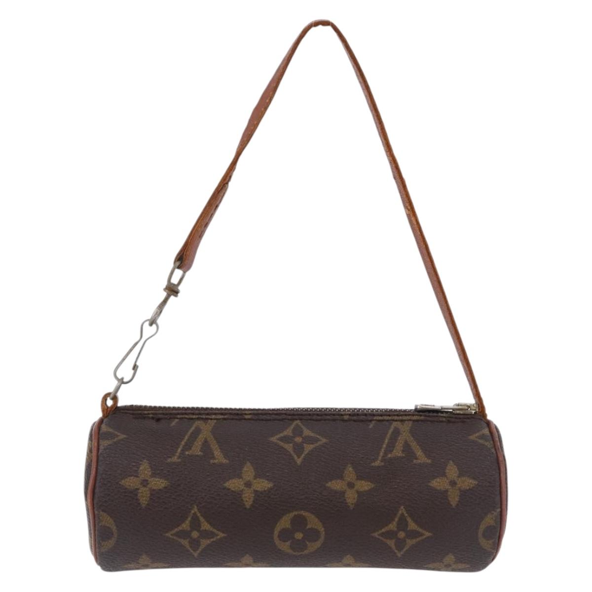 LOUIS VUITTON Monogram Papillon Pouch LV Auth 192097