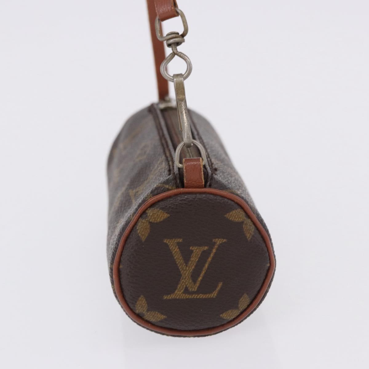 LOUIS VUITTON Monogram Papillon Pouch LV Auth 192097