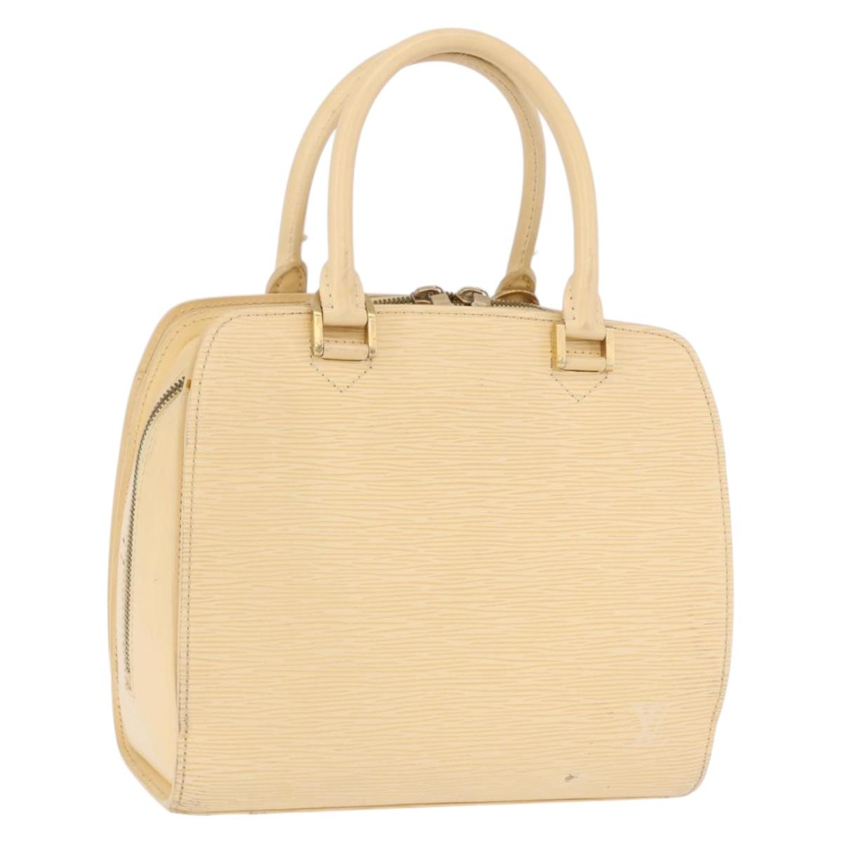 LOUIS VUITTON Epi Pont Neuf Hand Bag Vanilla Cream M5205A LV Auth 192099