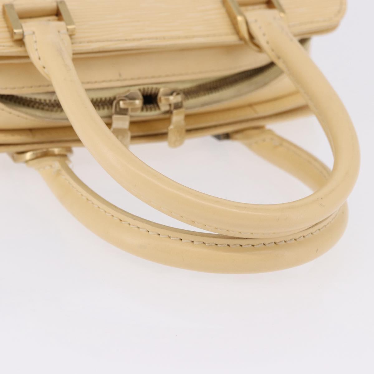 LOUIS VUITTON Epi Pont Neuf Hand Bag Vanilla Cream M5205A LV Auth 192099