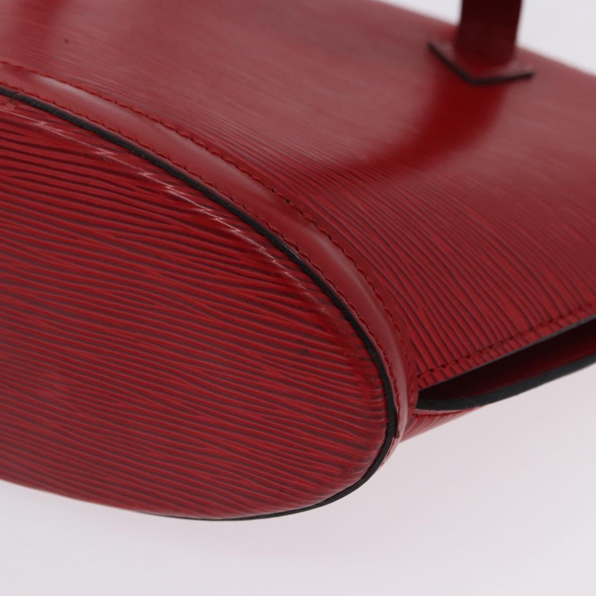 LOUIS VUITTON Epi Saint Jacques Shoulder Bag Red M52277 LV Auth 192103