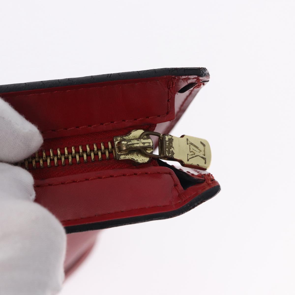 LOUIS VUITTON Epi Saint Jacques Shoulder Bag Red M52277 LV Auth 192103