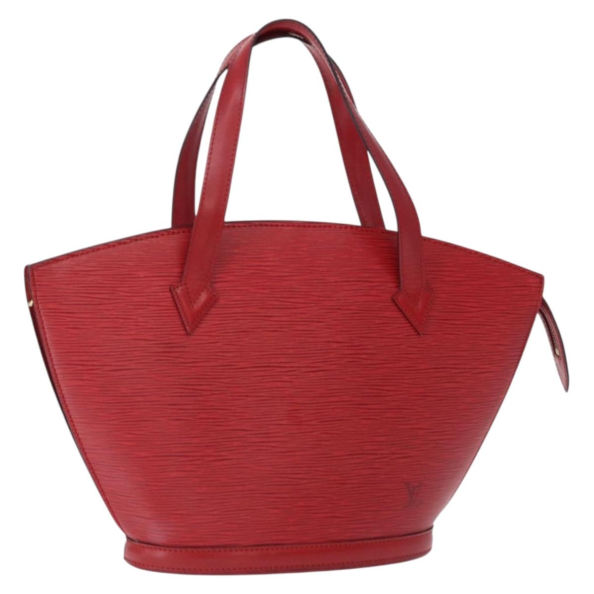 LOUIS VUITTON Epi Saint Jacques Shoulder Bag Red M52277 LV Auth 192103