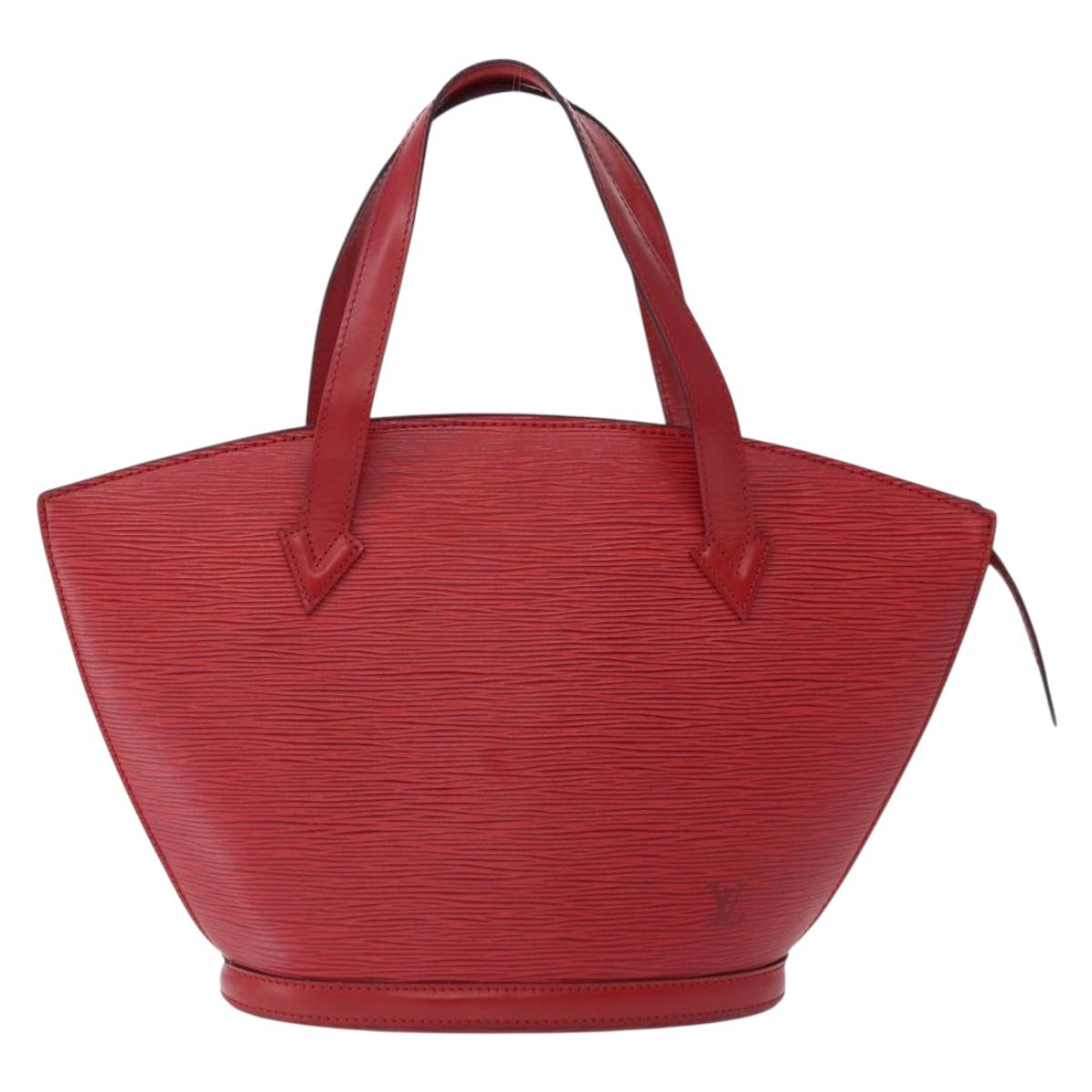 LOUIS VUITTON Epi Saint Jacques Shoulder Bag Red M52277 LV Auth 192103