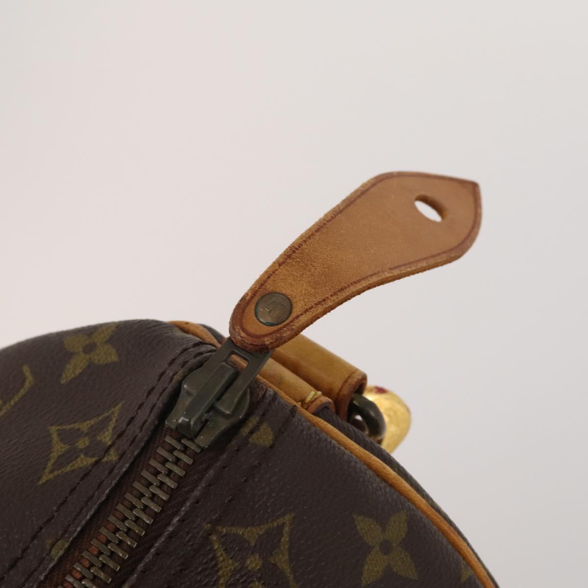 LOUIS VUITTON Monogram Keepall Bandouliere 45 Boston Bag M41418 LV Auth 192105
